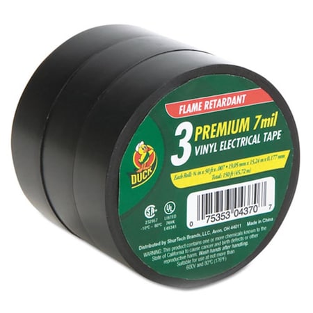 Duck Brand Pro Electrical Tape, Black DU33484
